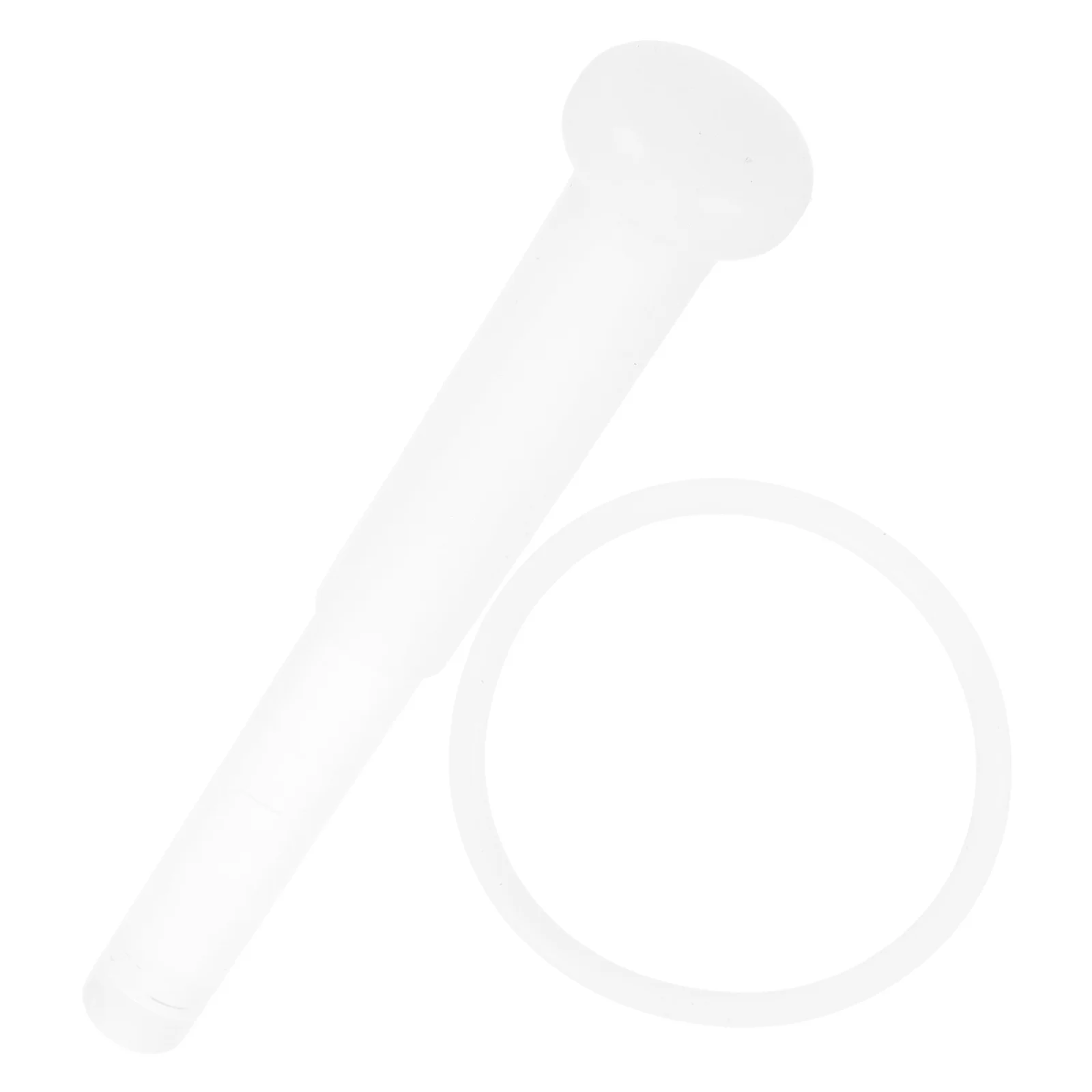 

Crystal Bowl Stick Clear Acrylic Striker Bowls Mallet Acoustic Resonance Rod Percussion