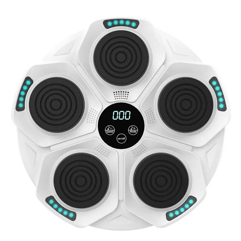 Smart Music Boxing Wall Target Adjustable Height Punching Pad For Adults Kids Home Gym Fitness Training Mounted Durable Trainer