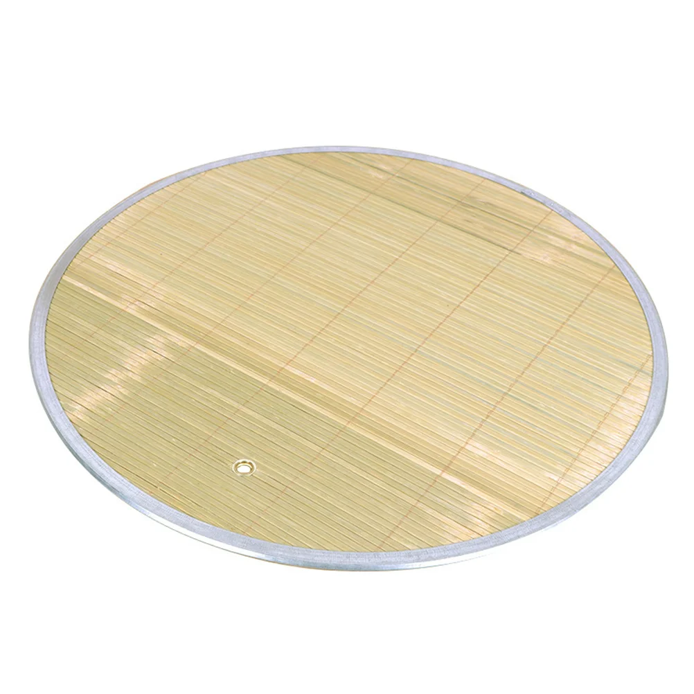 

1Pcs Eco-Friendly Bamboo Steamed Bun Tray Multi-Purpose Food Storage Plate Reusable Dumpling Display Pad for Home Kitchen