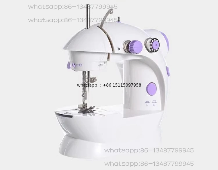 202 Electric Desktop Mini Home Sewing Machine Miniature Bicycle Clothes Eat Thick Multifunctional Manual