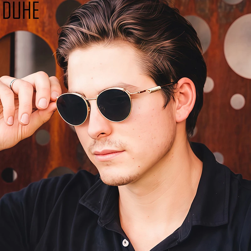 

Retro Steampunk Round Sunglasses Trendy Men And Women's Personality Hip-Hop Sunglasses High-End Fashion Casual Sunglasses UV400