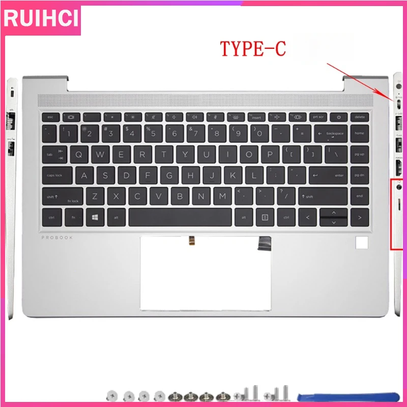 Для 430 440 450 460 G6 G7 G8 G9 G10 G11 новая клавиатура США, упор для рук, верхняя крышка, замена клавиатуры N10777-001