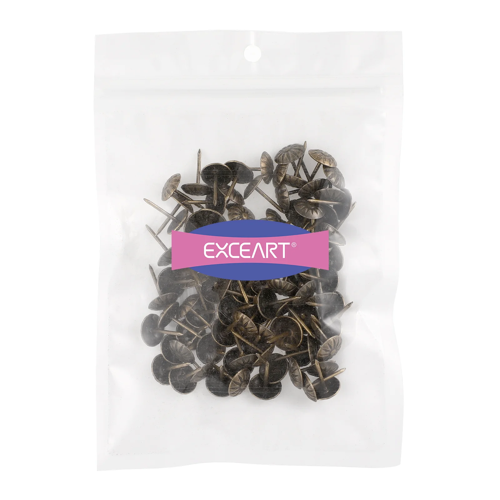 100 Pcs Thumbtack Chrysanthemum Bubble Nail Retro Decor Upholstery for Couch Pushpins Decorative Tacks