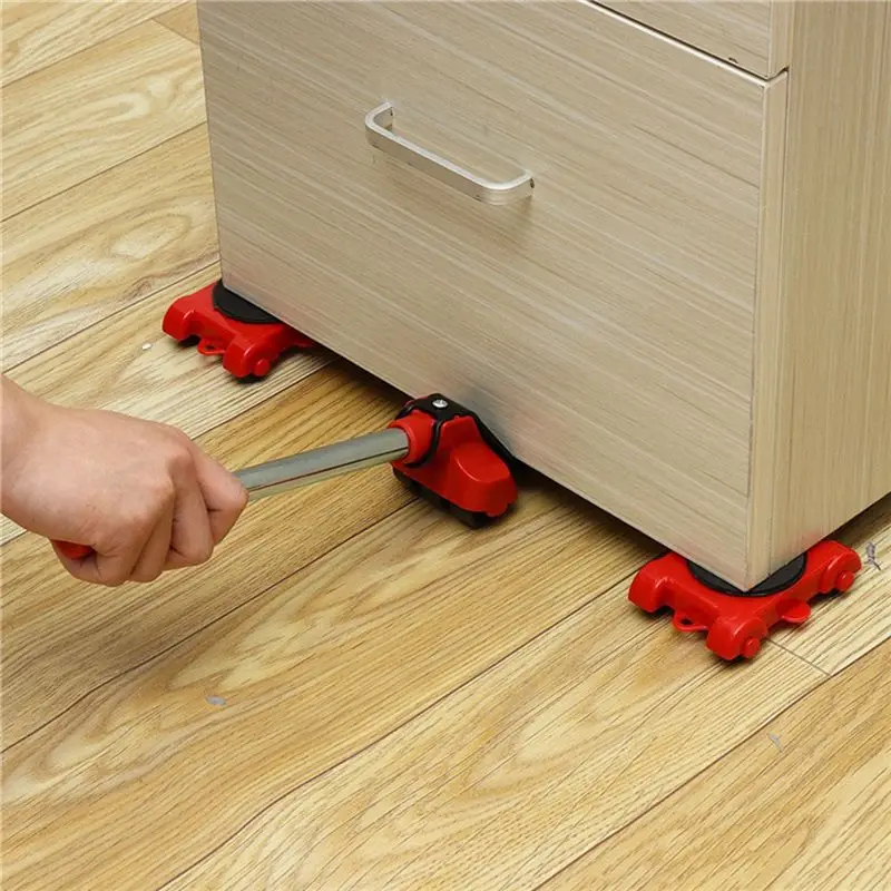 10Pcs Furniture Mover For Home Shop Lifting Moving Heavy Duty Furniture Remover Lifter Sliders Kit Hand Transport Tools