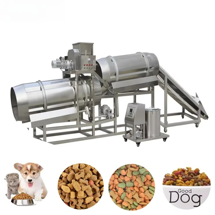 سعة صغيرة التوأم المسمار الحيوانات الأليفة الغذاء الطارد مصنع خط إنتاج أغذية الكلاب