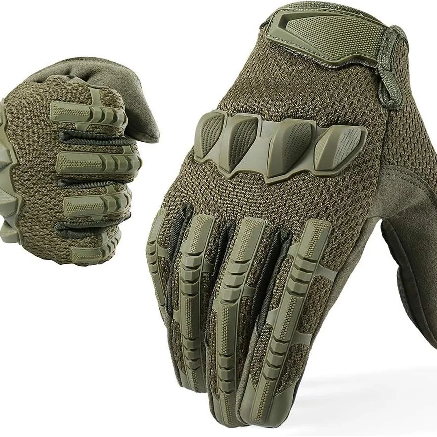 Tactical Gloves Touch Sceen Paintball Shooting Airsoft Combat Bicycle Rubber Protective Anti-Skid Full Finger Glove Men Women
