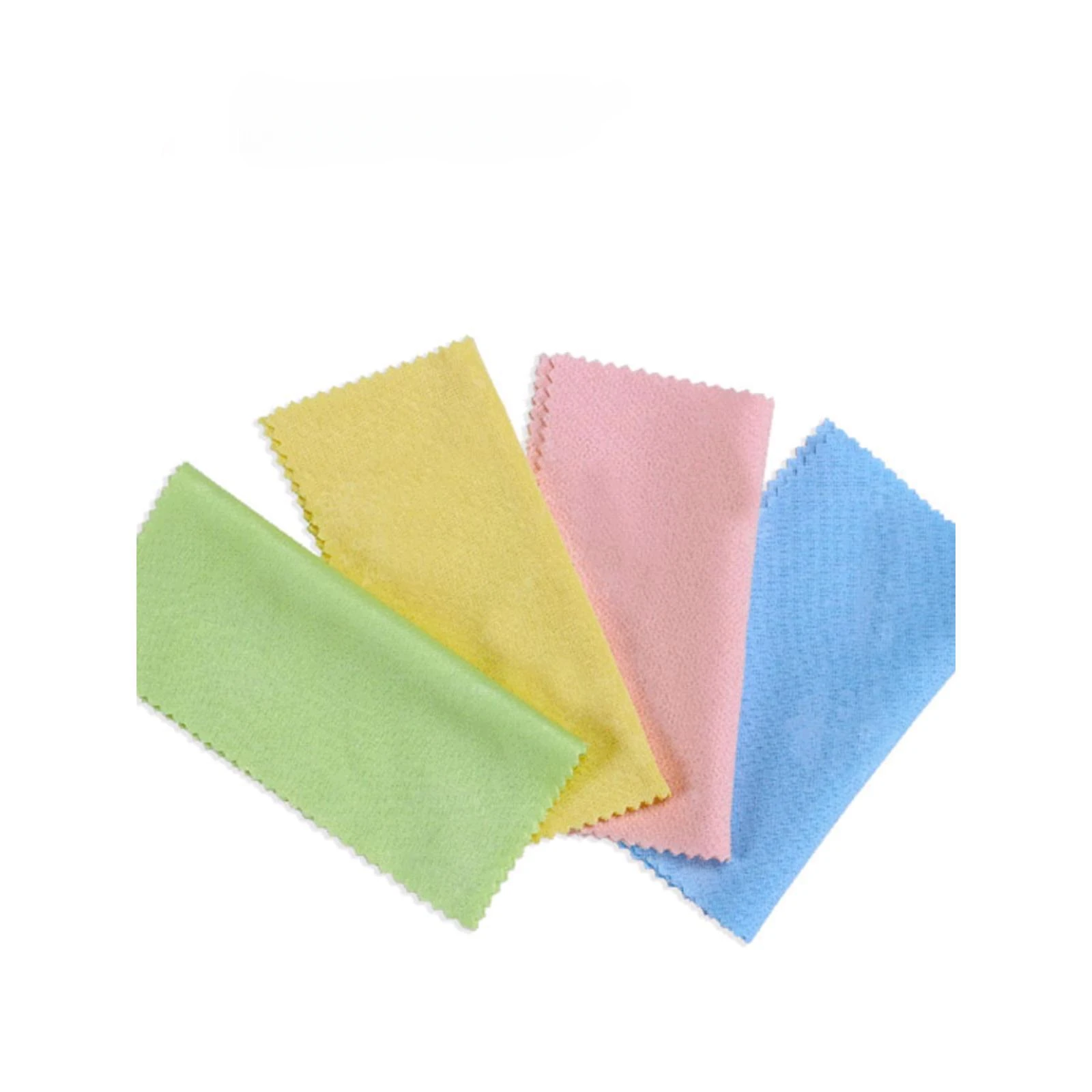 50PCS Smooth and Lint Free Glasses Lens Cleaning Cloth Jewelry Gold As Silver Polishing Sheets Glass Traceless Clean Products