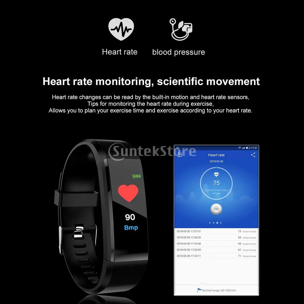 ID 115 Plus Smart Watch elet Wristband Activity Sports Wristband Watch Smart Wrist Watch Fitness