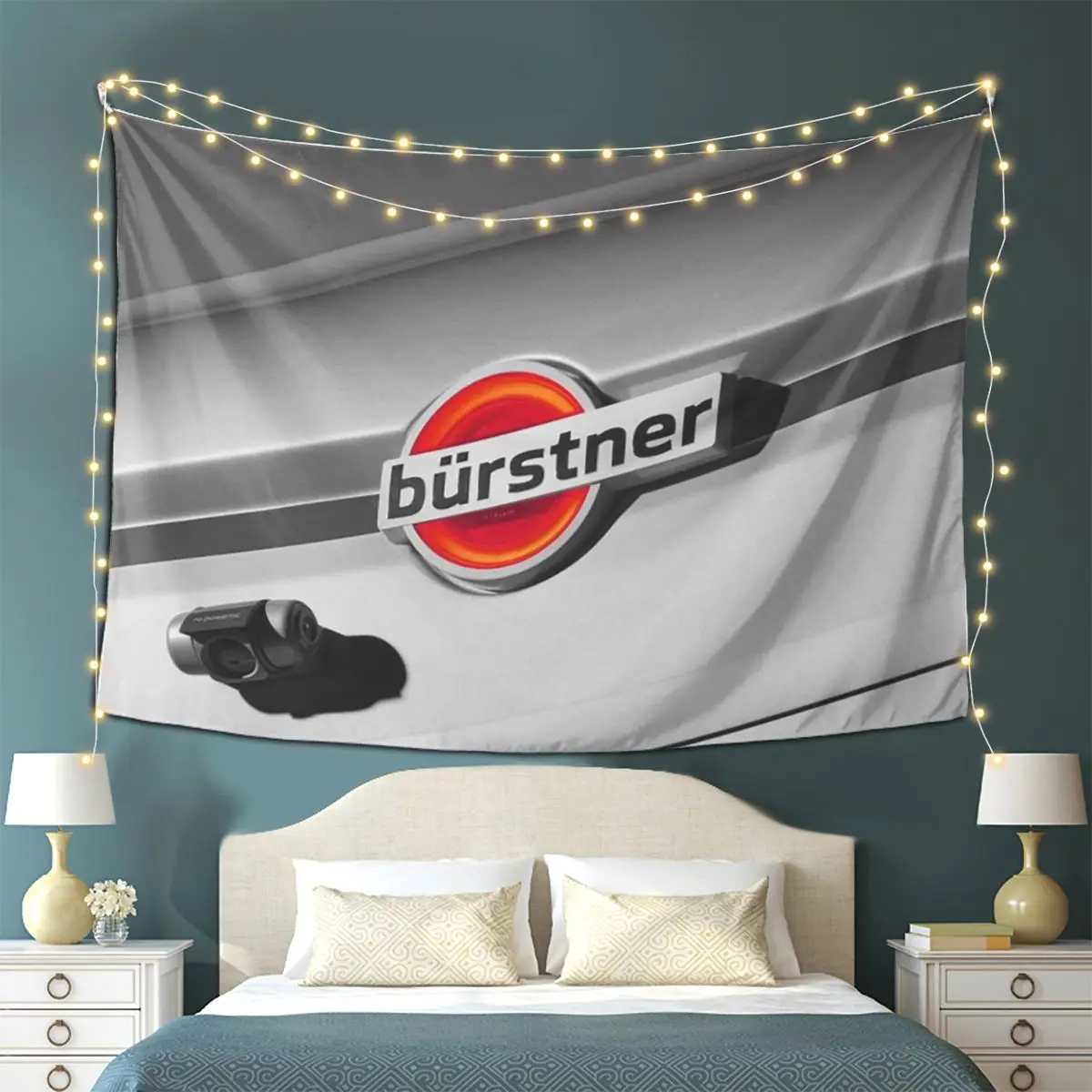 

Burstner Logo Tapestry Wall Hanging Aesthetic Home Decoration Tapestries for Dorm Room