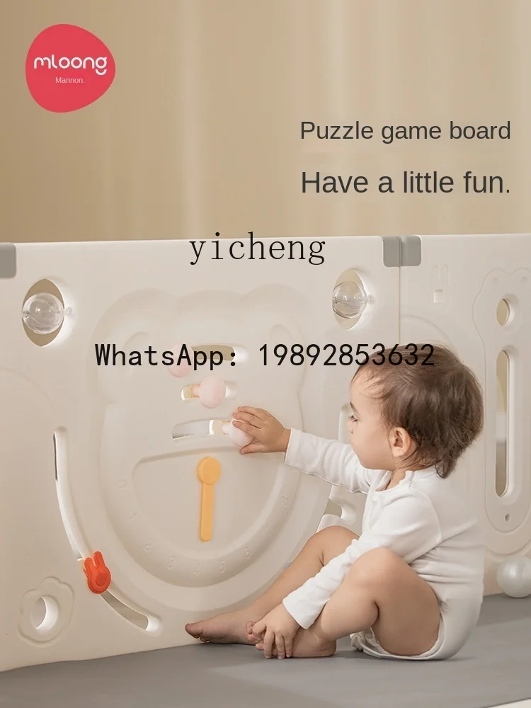 WL سياج الطفل سياج الطفل داخلي المنزل الألعاب سياج الطفل تلعب حصيرة سلامة المنزل #4