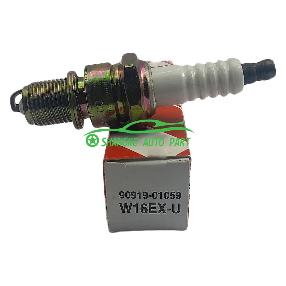 4/6Pcs Spark Plug OEM 9091901059 90919-01059 W16EXU 3027 W16EX-U  FOR TToyota NNissan SSuzuki DDaihatsu TTester Ignition Candles