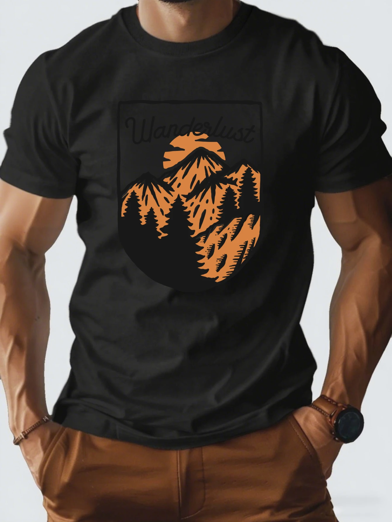 

Men's "Time Bomb" Letter T-Shirt Retro Punk Casual Streetwear Cotton Tops