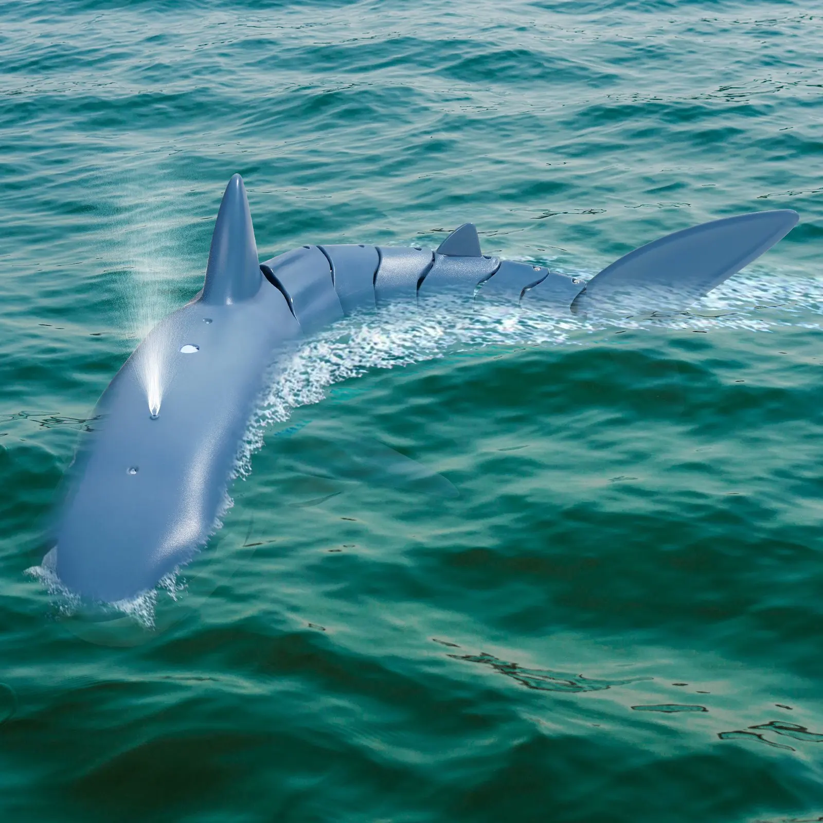 هدايا عيد الميلاد لعبة القرش التحكم عن بعد 2.4 جيجا هرتز قارب RC عالي السرعة للأطفال والكبار هدية