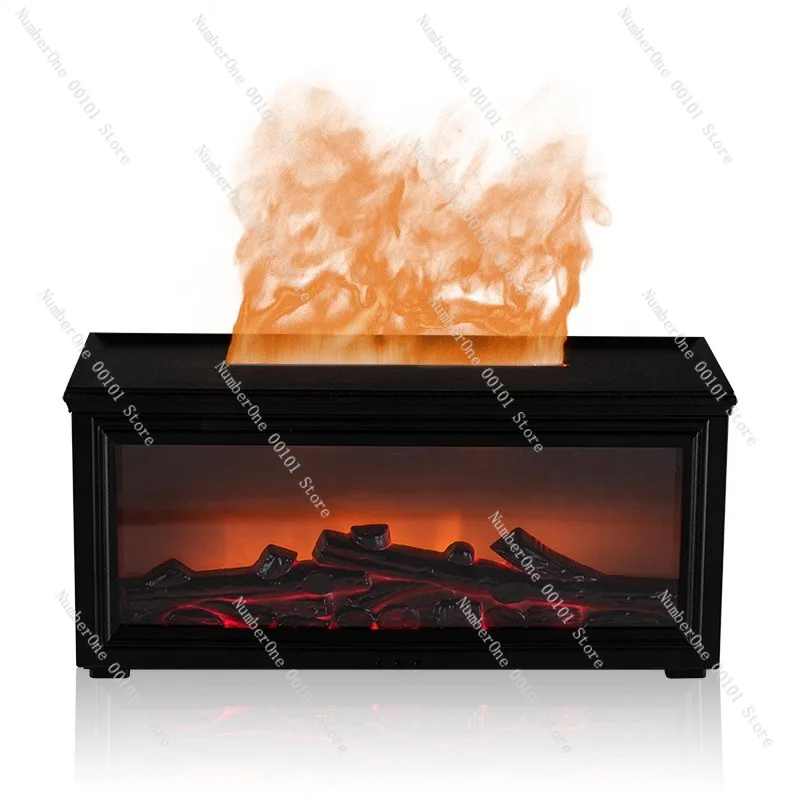 

Каминный диффузор, 3D моделирование пламени, креативный увлажнитель эфирного масла под дерево для домашней атмосферы