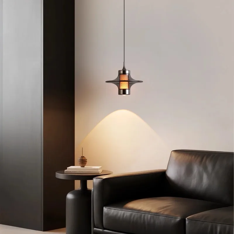 ضوء اللوح الأمامي لغرفة النوم على الطراز الإيطالي الفاخر، بهو صغير معلق، شبكة إضاءة للمطاعم والبار