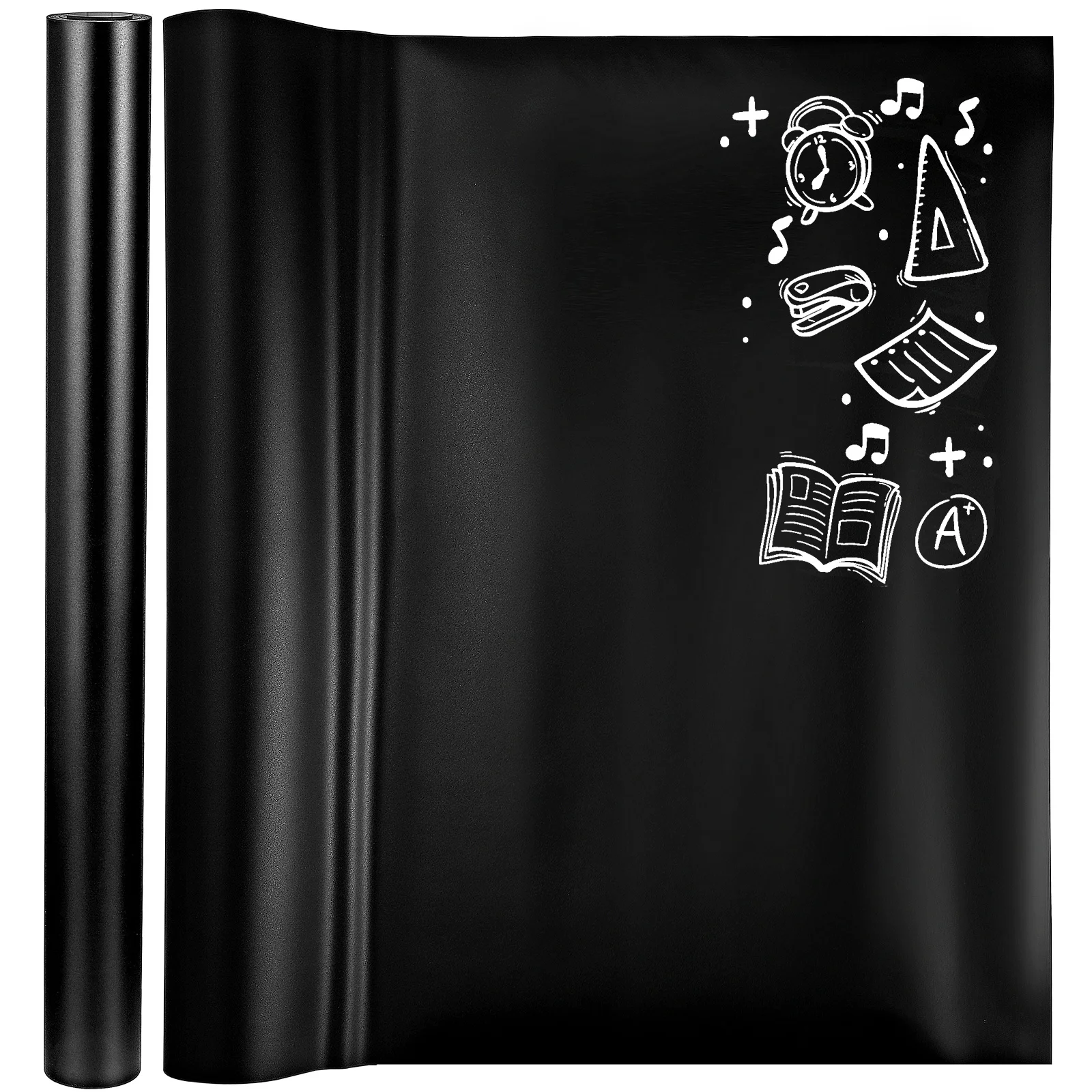 2Pcs Self-Adhesive Blackboard Sticker Chalkboard Film for Office School Home Kitchen Message Reminder Use Blackboard Sticker