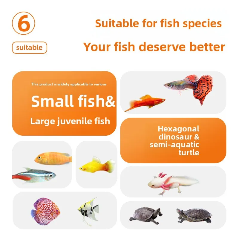 BESSN Freeze-Dried Bloodworms for Fish & Aquatic Pets - All-Natural Food for Guppies,Tropical Fish,Axolotls&Semi-Aquatic Turtles