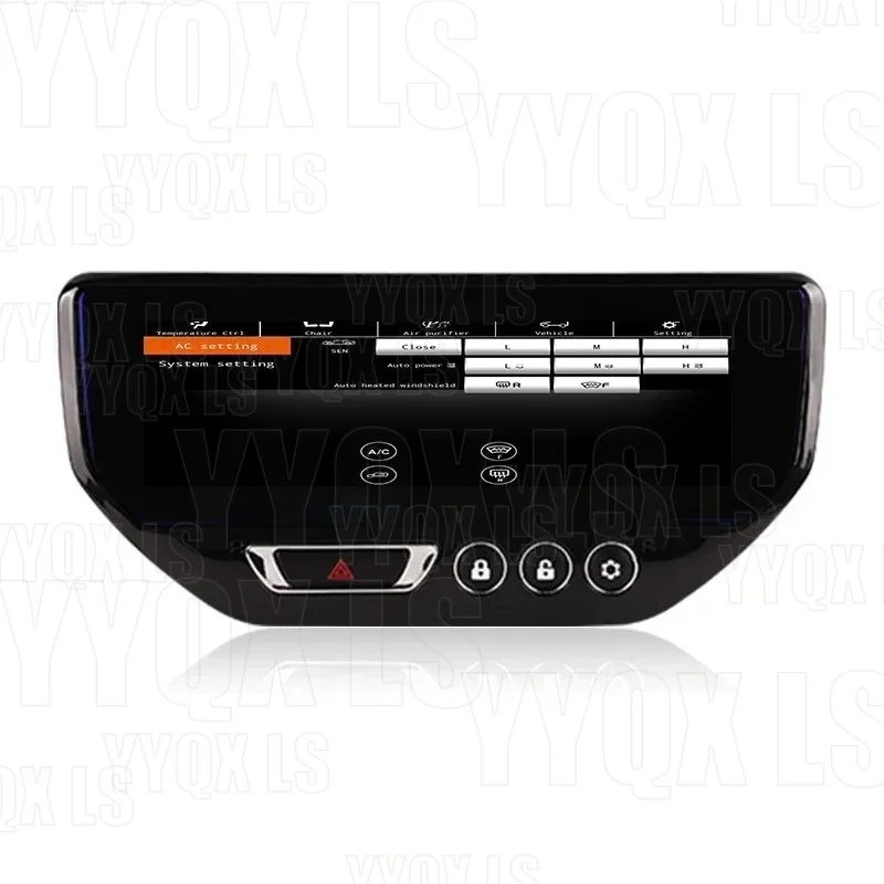 Car Climate Board AC Panel For Maserati GT/GC Gran Turismo Digital Screen Air Conditional Dashboard Refit AutoStereo Accessories