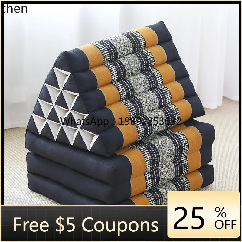 YFYtriangular cushion seat cushion backrest integrated folding lying cushion sofa large backrest bay window sill