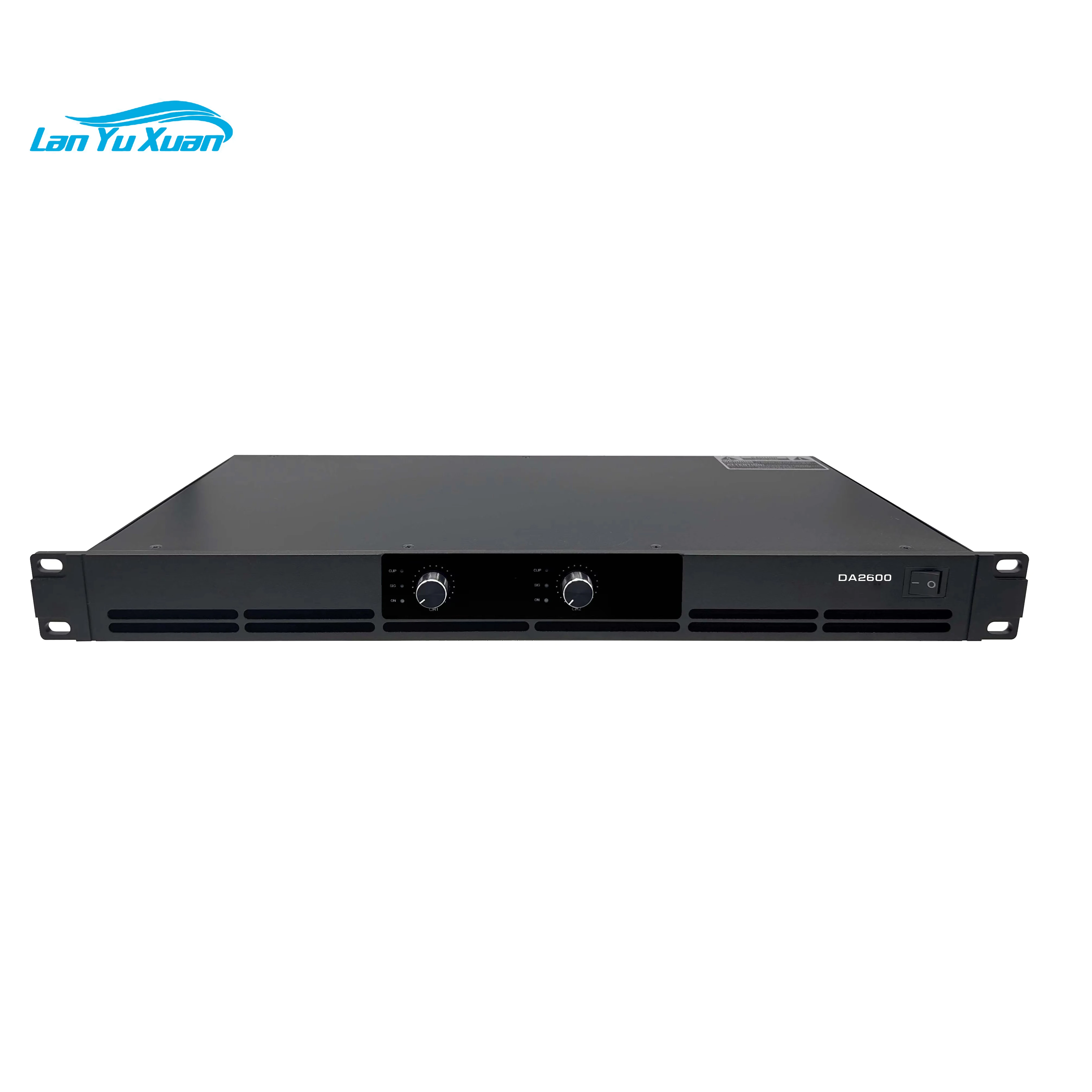 

Home Party Professional Power Amplifier 2 Channels DA2600 600 Watt Digital 1u Class d Amplifier