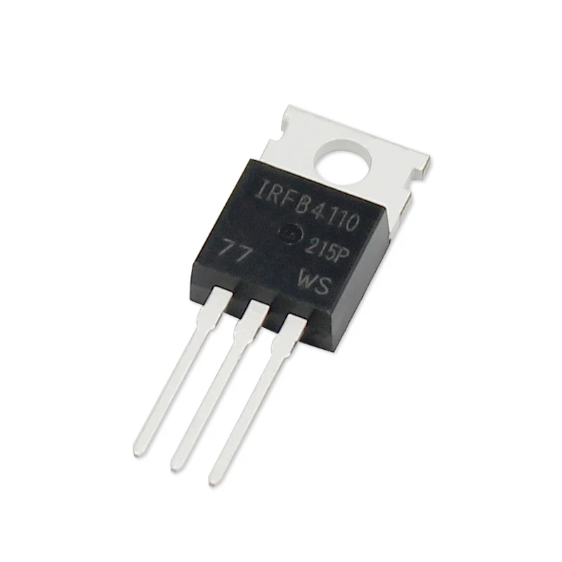 Kit de transistores MOSFET, componente electrónico de Canal N, Transistor TO220, 5 piezas, IRFB4110, 120A, 100V, 4110 PBF TO-220 MOS, IRFB4110PBF