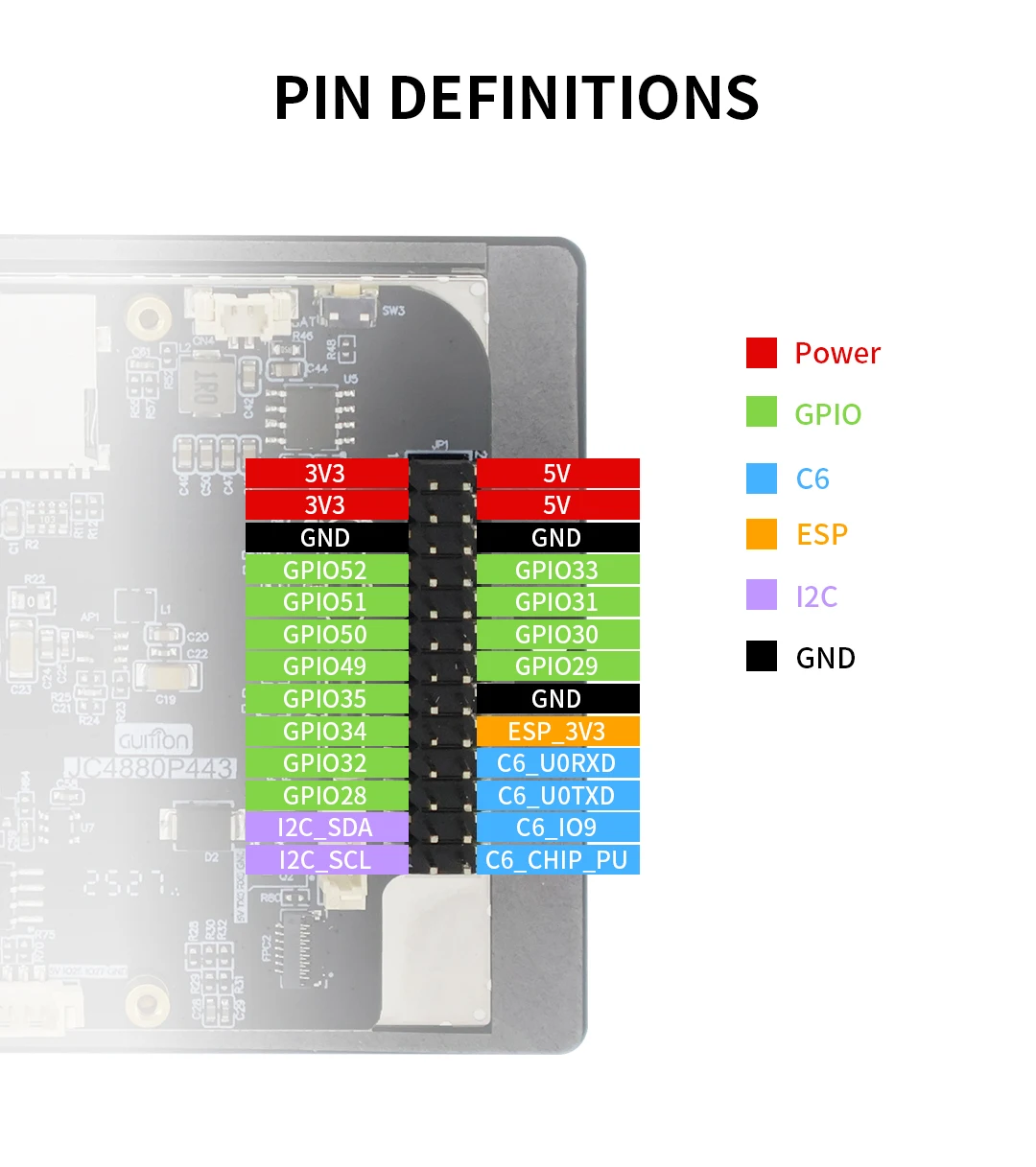Das 4,3-Zoll-IPS-Entwicklungsboard (480 * 800) unterstützt die Touch-Programmierung ESP32-P4/ESP32-C6 – Detail 10
