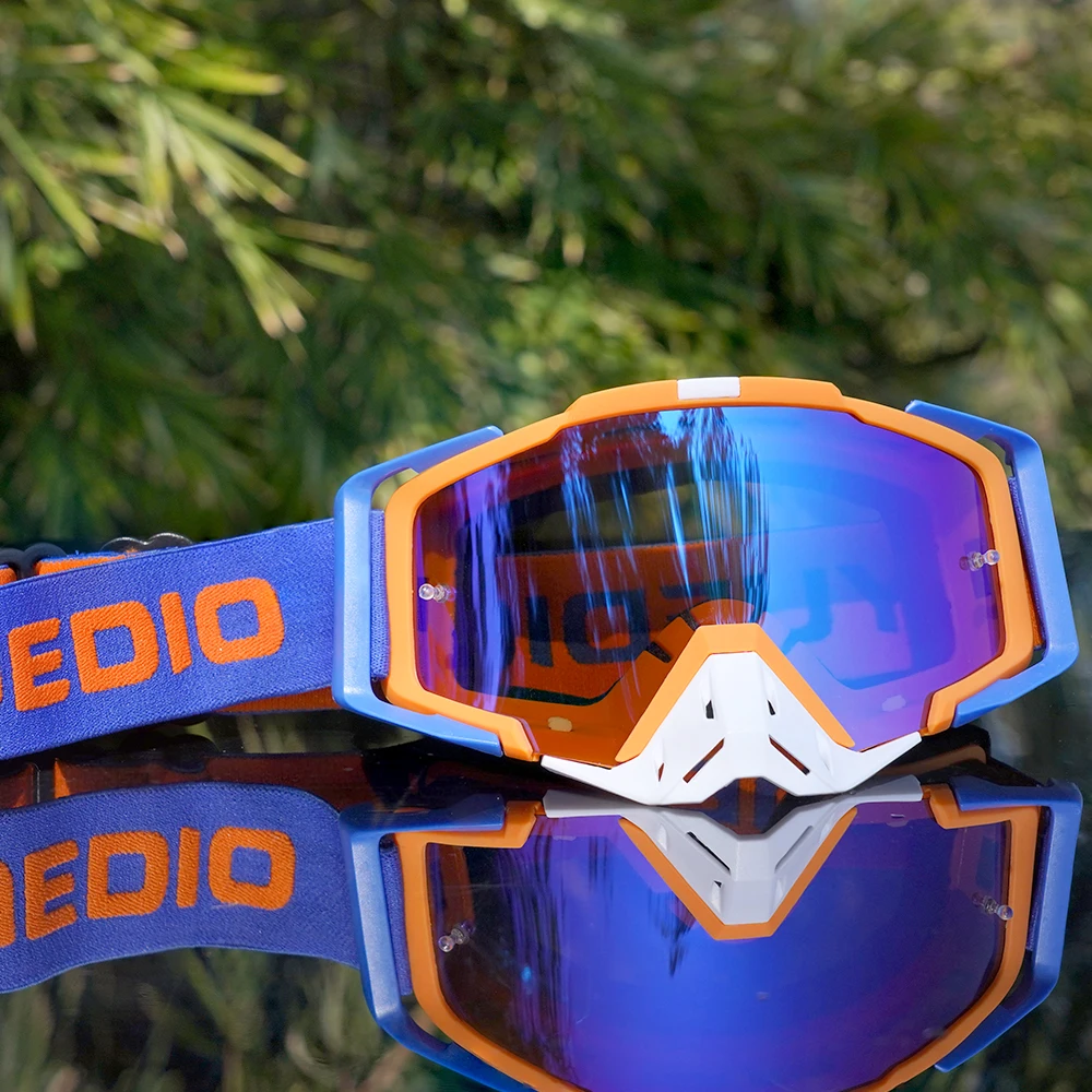 

Очки для мотокросса YUEDIO 2025 - TPU, защита от ветра/песок, дышащая пена, регулируемый эластичный ремень, подходят для экстремального катания на открытом воздухе