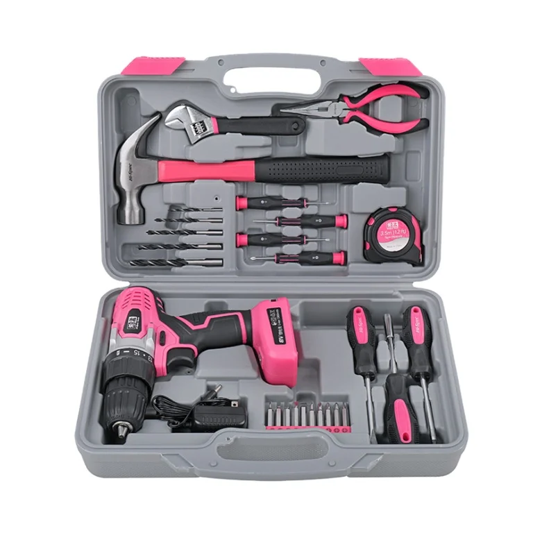 

High Quality Cheap 27pcs Household Hand Tool Sets Home Repair Tool Kit With Electric Drill