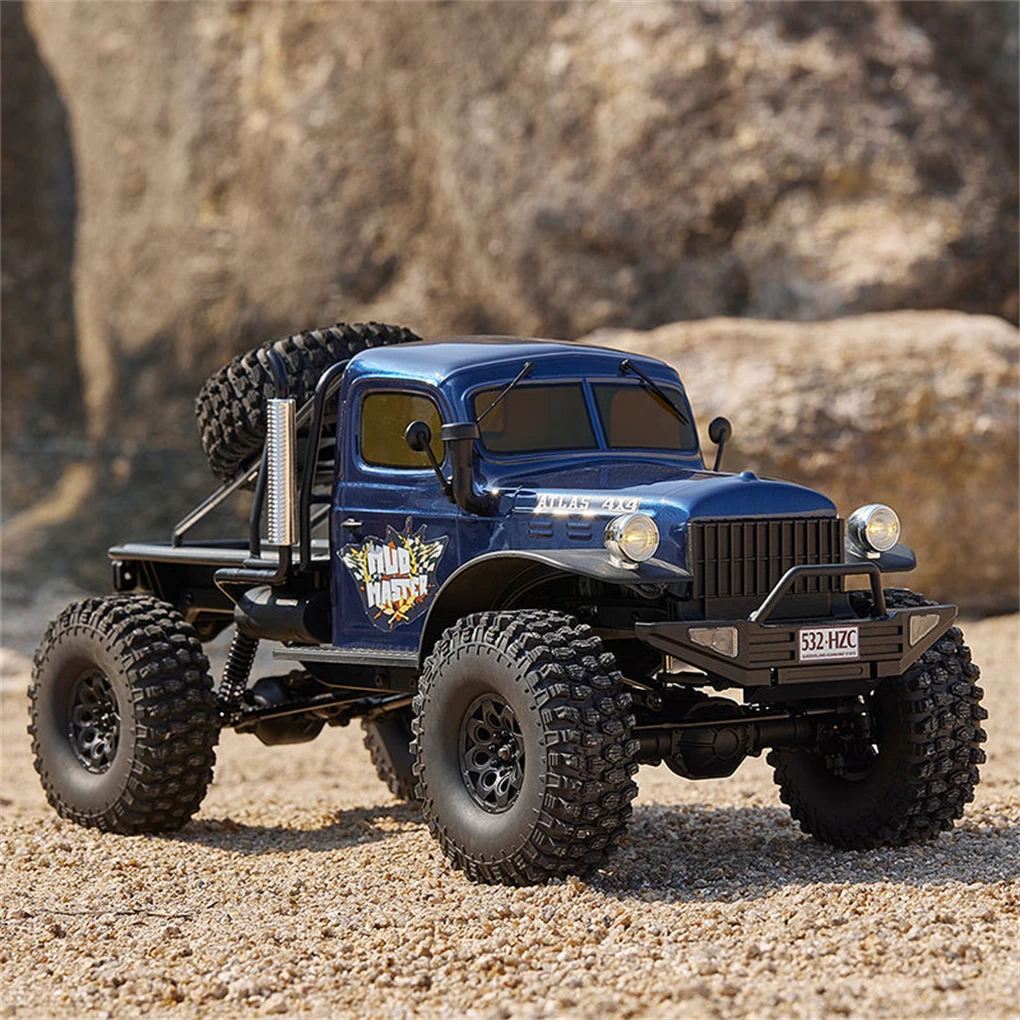 

New FMS RC Car 1/10 Atlas 4X4 4WD RS Rock Crawler Climbing Scale Retro Toy Vehicle 2.4G Remote Control Adult Built Gift 1:10