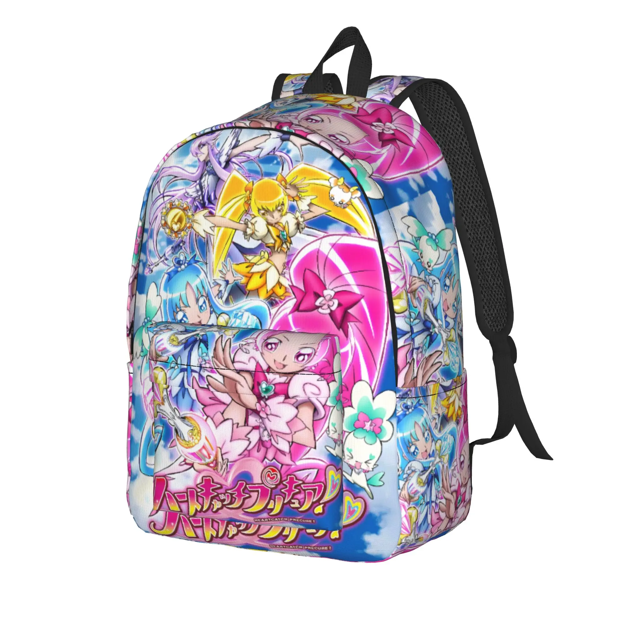 Pretty Cure Pencil Case Kawaii Canvas Pencil Pouch Boy Girl Vintage College School Pencil Cases Stationery