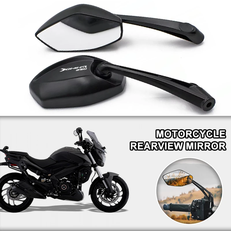 Motorcycle Rearview Mirror Reflector Parts Side Rearview Mirror Assembly For Bajaj Dominar 250 400 Avenger 220 160 Cruise Pulsar