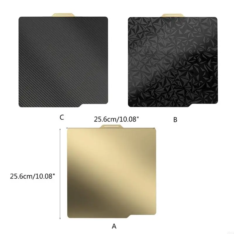 Untuk Bambu Lab P1P Build Plate PEI Bed PEI ditingkatkan PEI Tekstur Sisi Double 203a