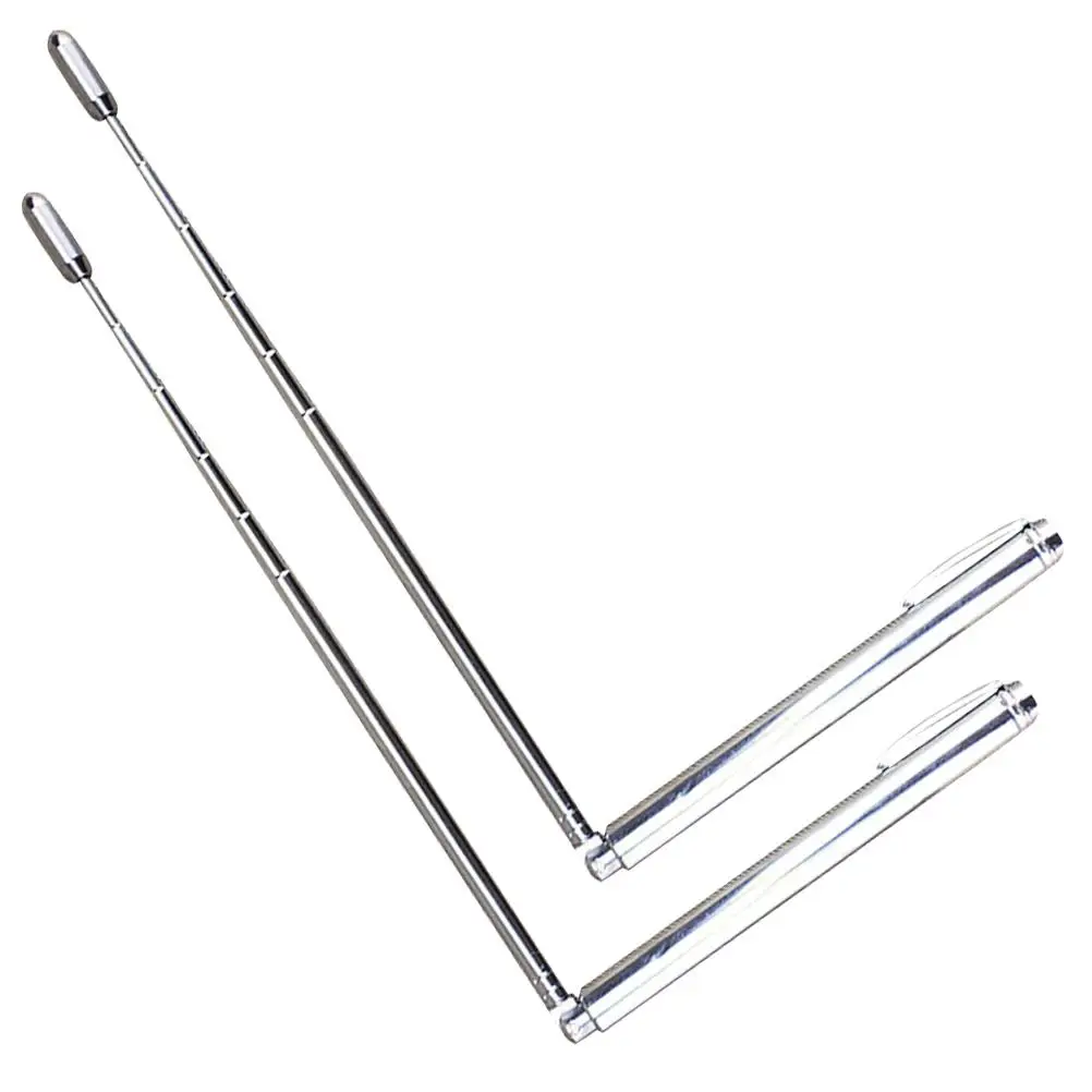 2 Stück EdelstahlAntenneDragonRuler LanglebigeDiviningRods PortableRetractableWaterDowsingRods TreasureHuntingTools