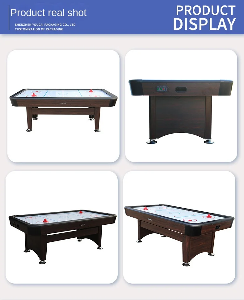 Multifunctional Air Suspension Indoor Ice Hockey Table Game Standard Push Ball Children's Hockey Table