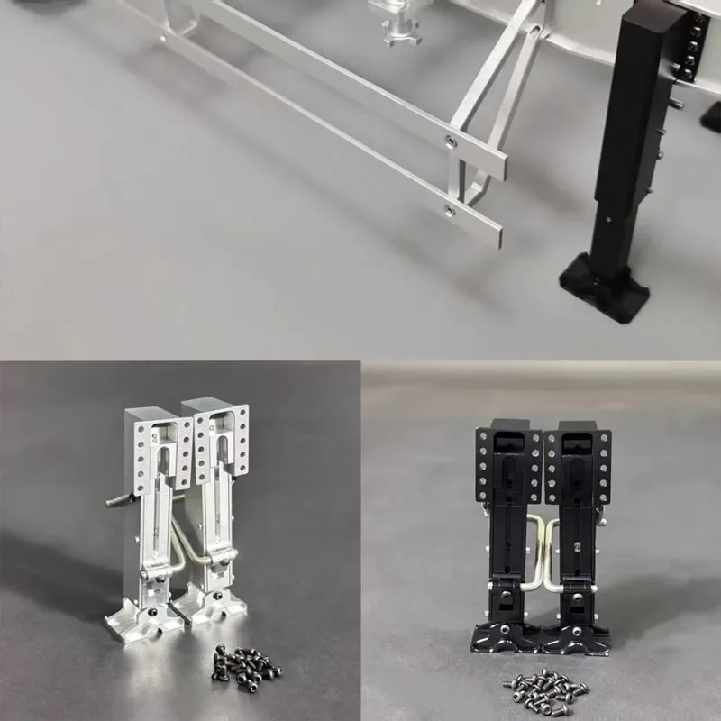 

1/14 40 foot trailer container chassis frame trailer DIY decoration support leg accessories Magic Bean model Truck Accessories