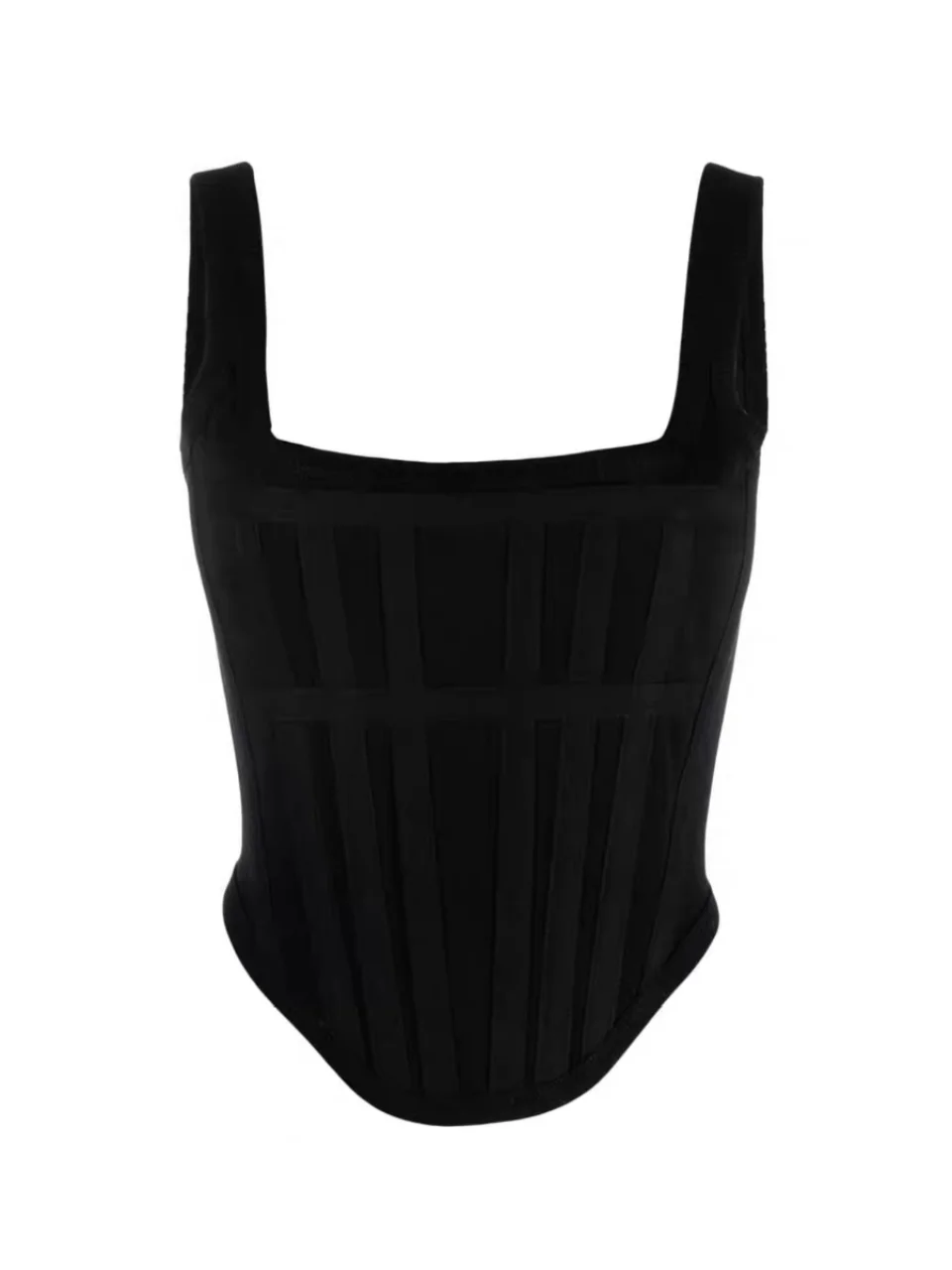 Colete Clássico Fibone, Top Sem Mangas, Cintura Modeladora, Sexy, em Duas Cores, Algodão e Spandex