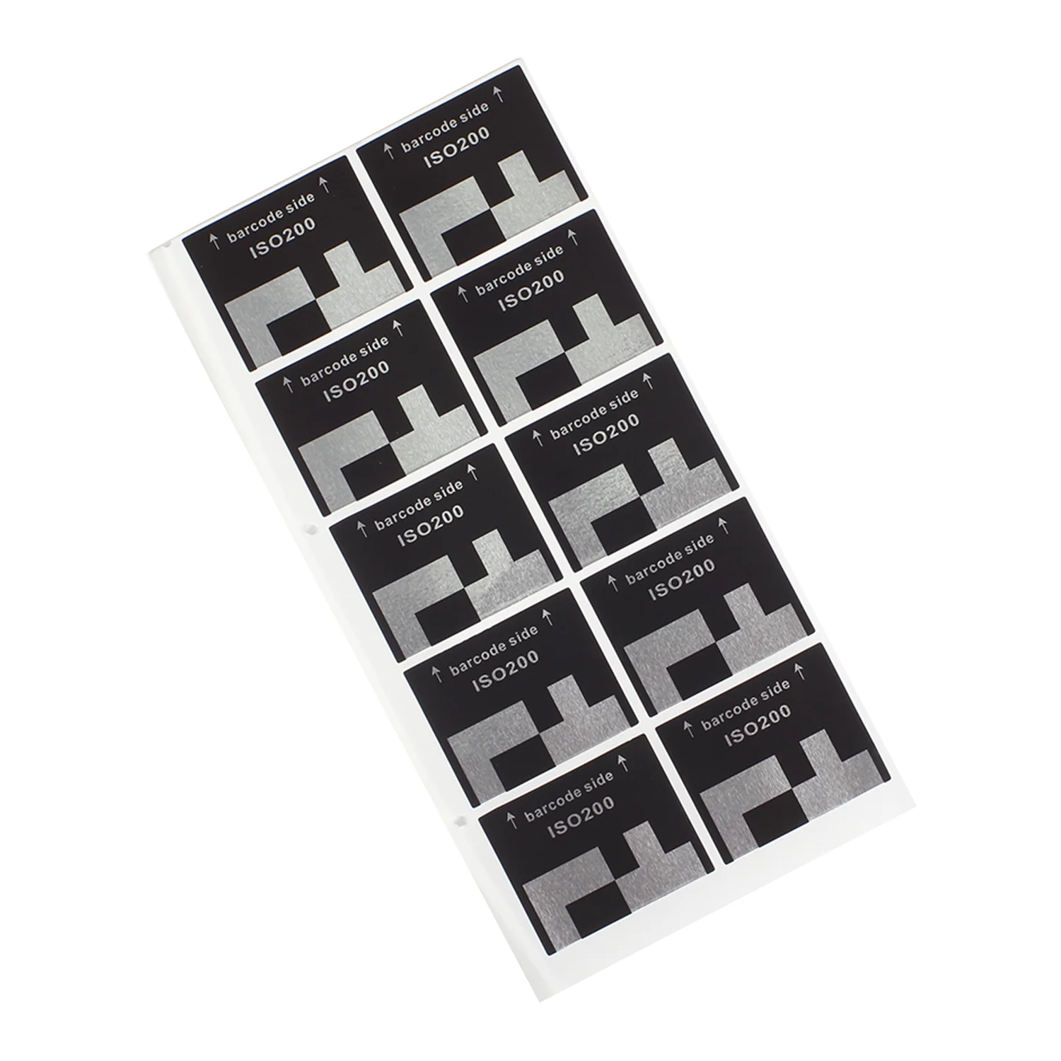 10 หน้า 135 35 มม.ฟิล์ม CASSETTE DX รหัสสติกเกอร์ ISO50 100 200 250 400 500 จํานวนมากป้ายฟิล์มมือม้วนอัตโนมัติ-ISO ตรวจพบ