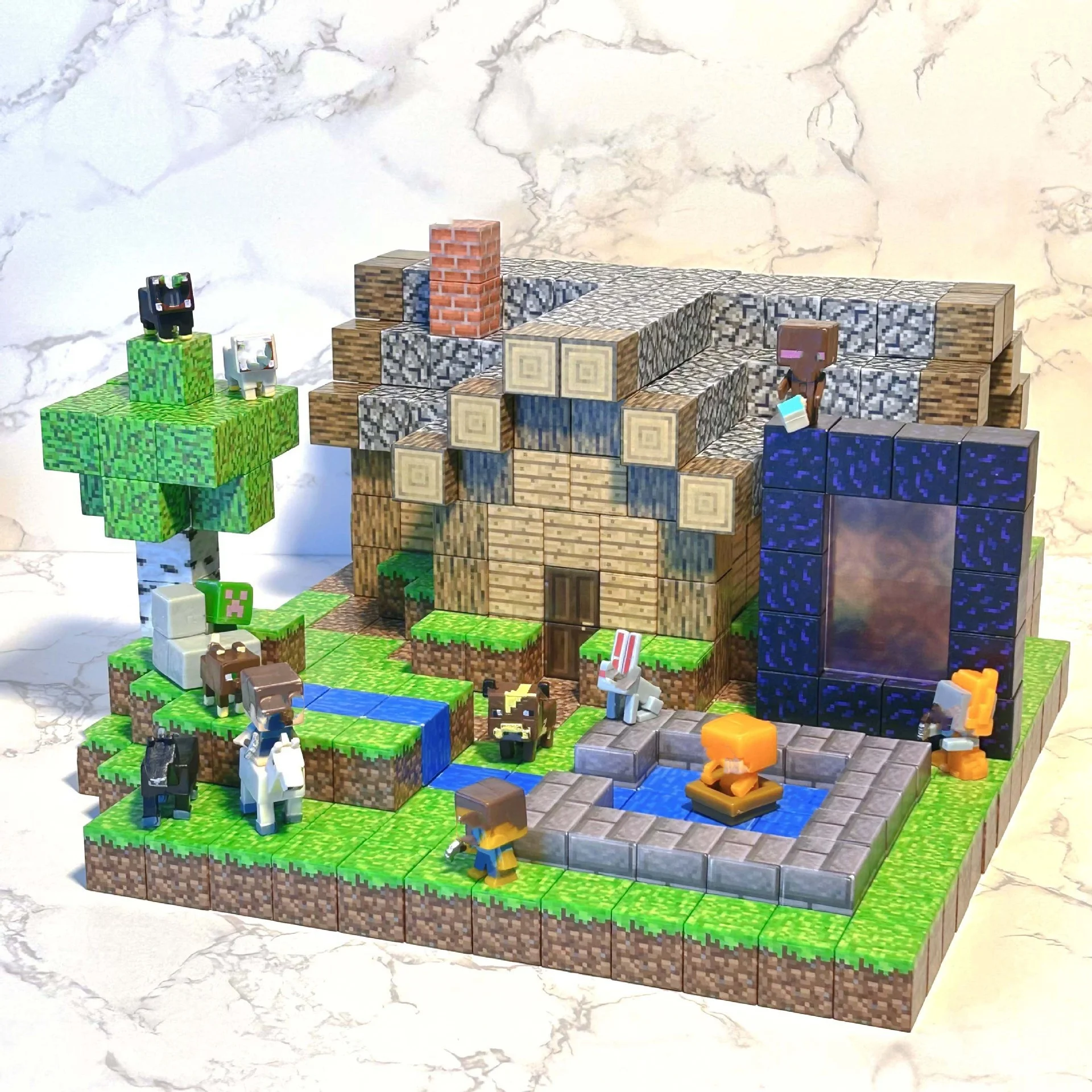 

DIY магнитные строительные блоки, набор игрушек для детской сборки, строительные блоки, настольные строительные игры, магнитная строительная игрушка