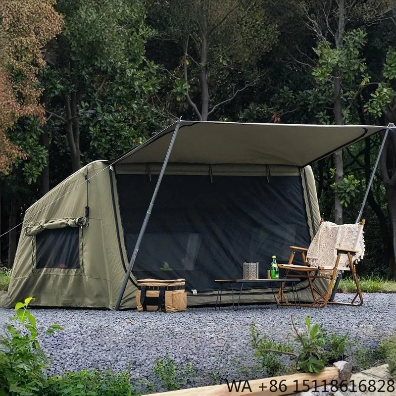 Outdoor Automatic Inflatable Camping Tent Camp Party  Four Seasons Waterproof Flame Retardant Cotton Sleeping Cabin Air Tent