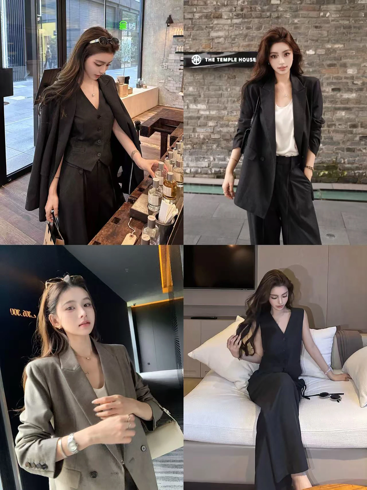 

Костюм Bla Label All Ey Elite Fem из 100% австралийской шерсти высшего качества, корпоративный, повседневный, комплект из трех предметов для взрослых