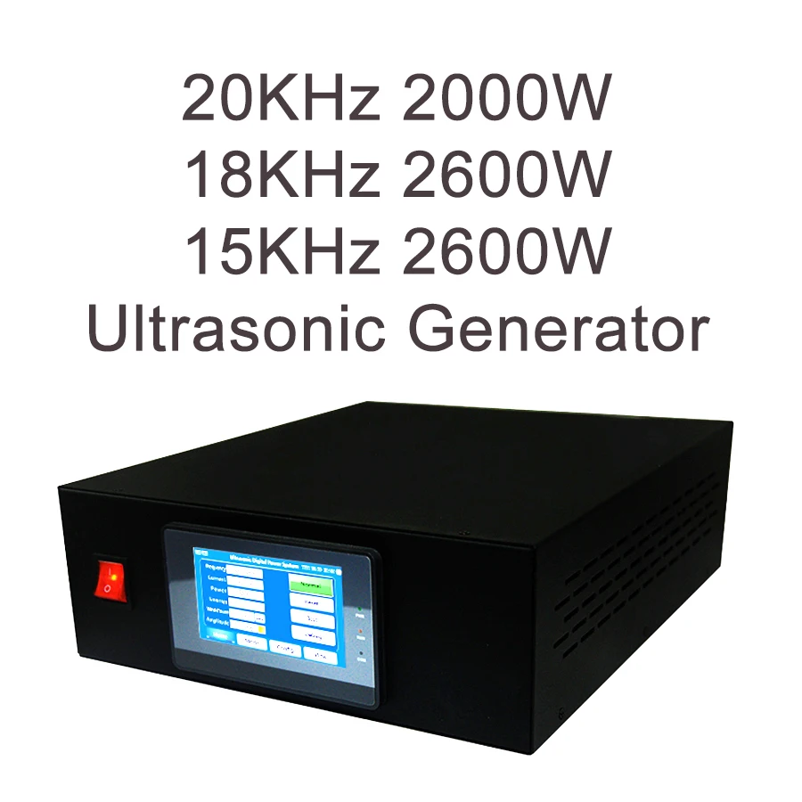 Imagem -02 - Gerador Ultra-sônico Inteligente Digital Chifre do Transdutor para a Fabricação da Máscara da Máquina Soldagem do Laço da Orelha 15khz 15k 18k 20k hz 2600w