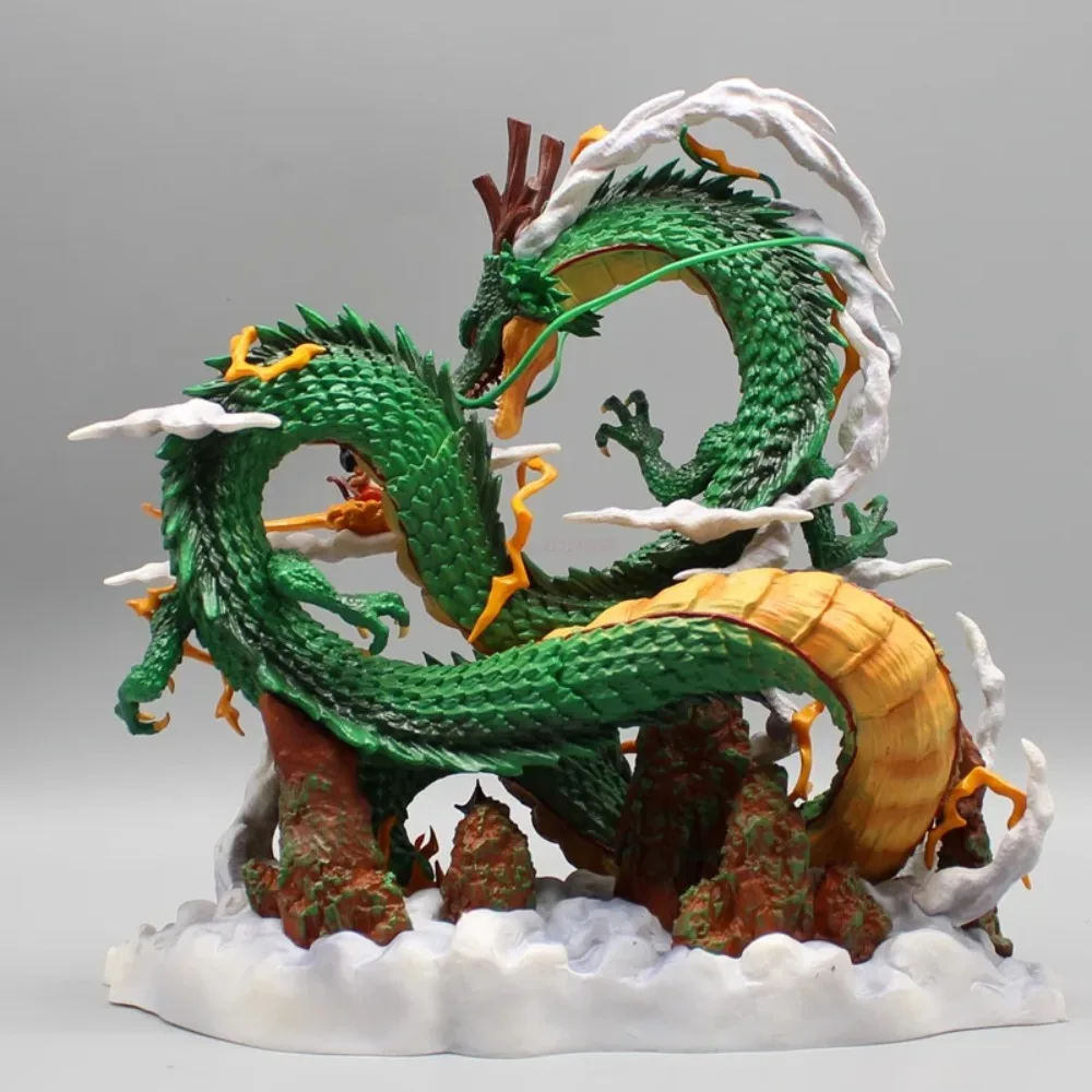 22cm/8.66in Dragon Ball Anime Figure Shenron Figure Goku And Shenron Figurine Pvc Statue Collection Model Decoration Toys Gifts image 5