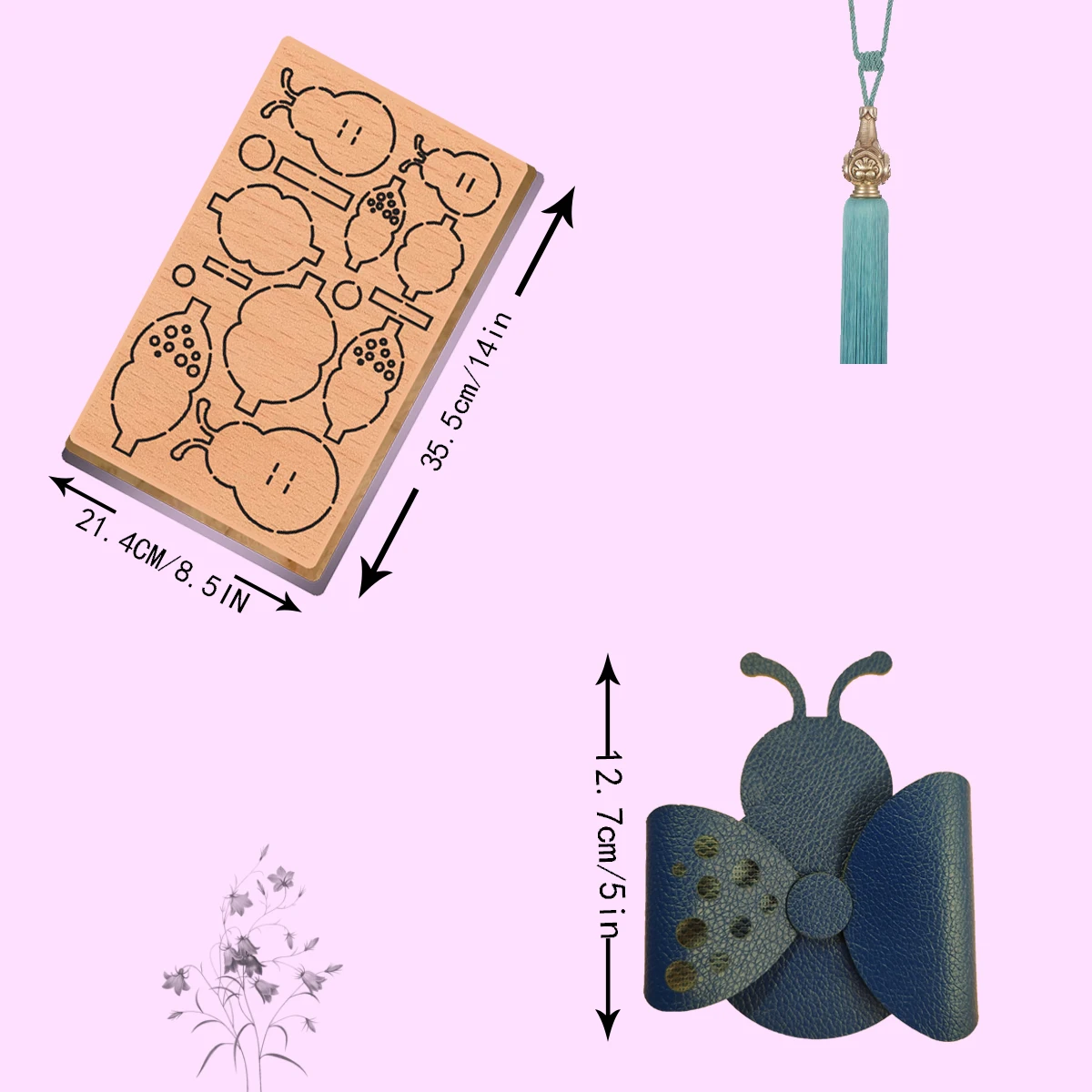 1 piece multi size economical pencil insect wooden cutting dies suitable for most cutting machines