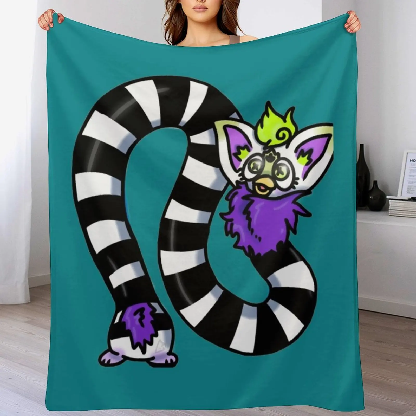 

Furbyjuice! Furbyjuice! Furbyjuice! Throw Blanket Warm Cozy Throw Blanket for Living Room Couch