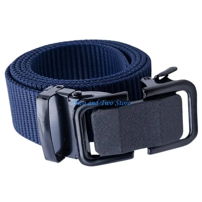 HX6F Automatic Buckle Nylon Woven Belt For Men Suitable For Security Personnel