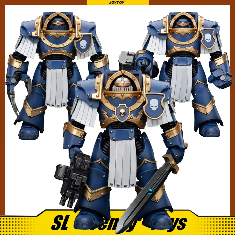 

JOYTOY Warhammer 40K 1/18 Action Figure Ultramarines Cataphractii Terminator Squad Anime Figures Toys Model