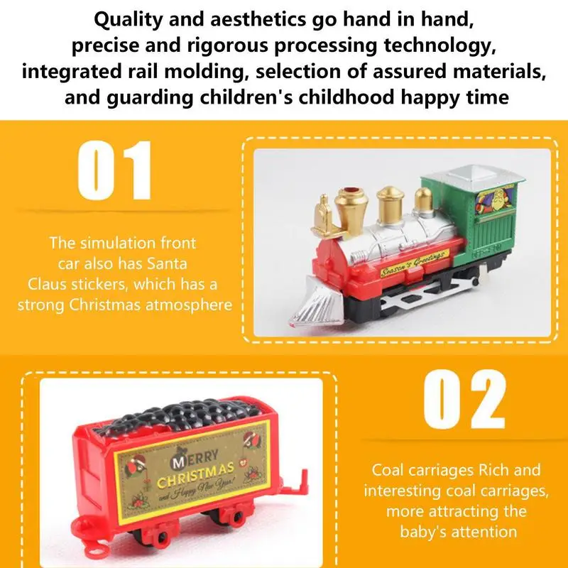 Kerst Trein Set Railway Tracks Speelgoed Xmas Trein Geschenken Speelgoed Voor Kinderen Verjaardagsfeestje Diy Fun Kerstcadeaus Voor Kinderen