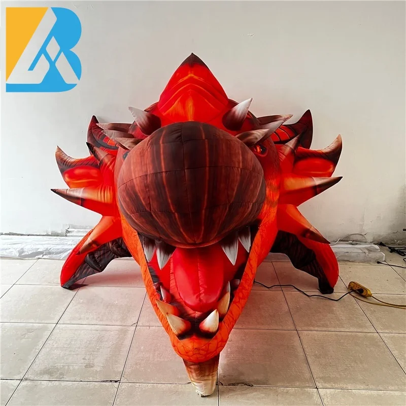 Large Custom Inflatables Giant Inflatable Dragon Head for Party Decoration Toys