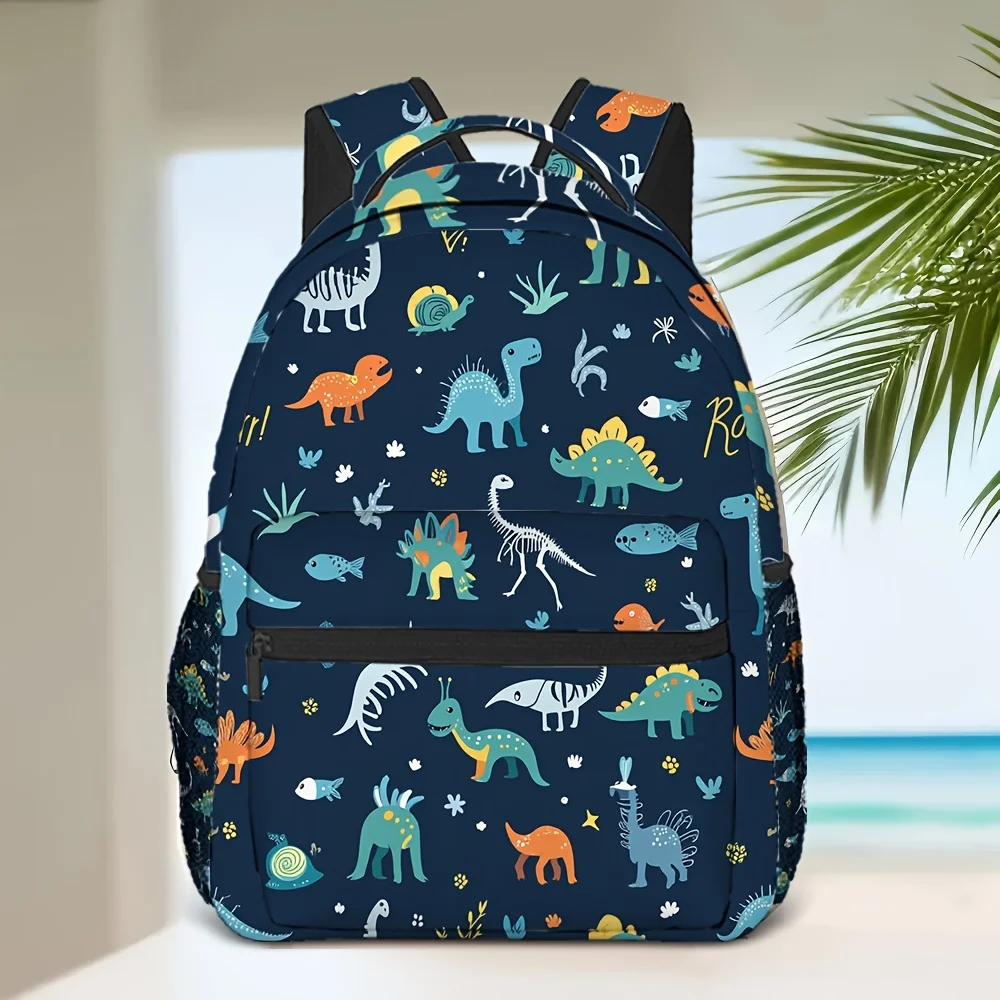 One Dinosaur Skeleton Backpack Compact And Trendy Ideal for Everyday Use And School Life for Teenager For Teenager