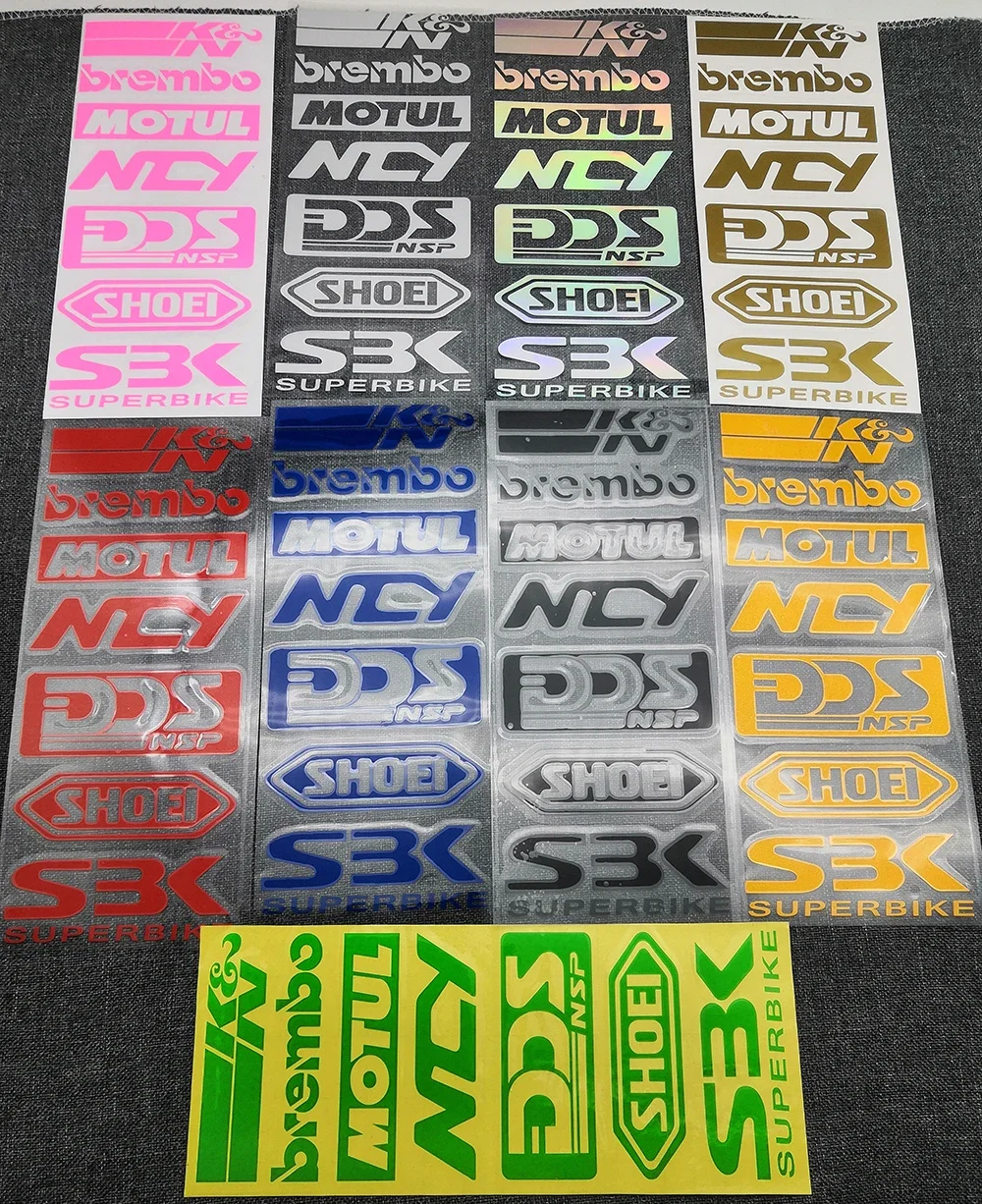 1 Set Reflective Motorcycle Accessories Side Strip Bike Helmet Sticker Car Styling Vinyl Decal for YAMAHA Honda Kawasaki